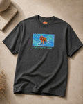 O's Tees Soft Focus Sync Cocker Spaniel Frutiger Aero Dogs graphic tee — tabletop primary product image