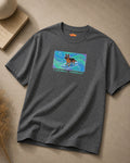 O's Tees Firewall Enabled German Shepherd Frutiger Aero Dogs graphic tee — tabletop primary product image